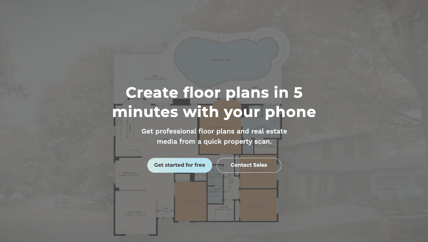 CubiCasa property scan floor plan generator